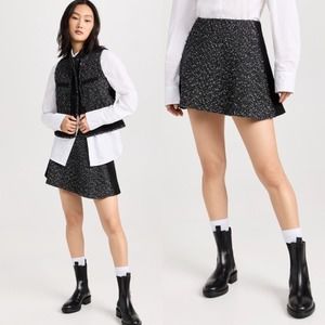 Rag & Bone Elsie Wool Mini Skirt